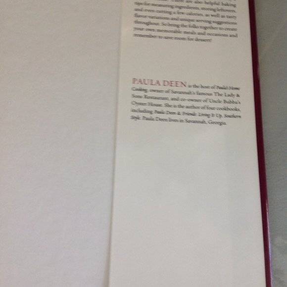 Cookbook Paula & Sons Just Desert by Paula Dean - Picture 4 of 6